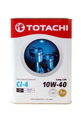 Моторное масло TOTACHI Long Life Semi-Synthetic CI-4 SAE 10W-40 (6л)