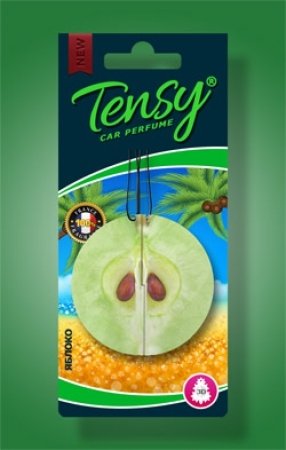 Ароматизатор Tensy 3D картон (Яблоко) 30шт./блок, TX02