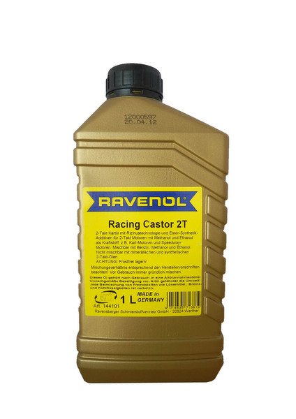 Моторное масло RAVENOL Racing Castor 2 T, 1 л, 4014835713819