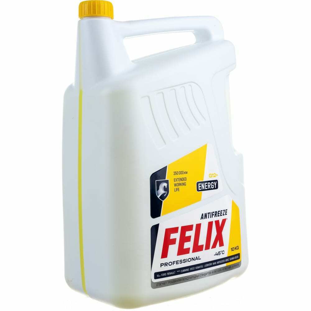 Антифриз 'felix' energy -45 g-12(10 кг) желтый