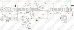 Шланг тормозной передний (Таиланд) TOYOTA RAV4 05- LH