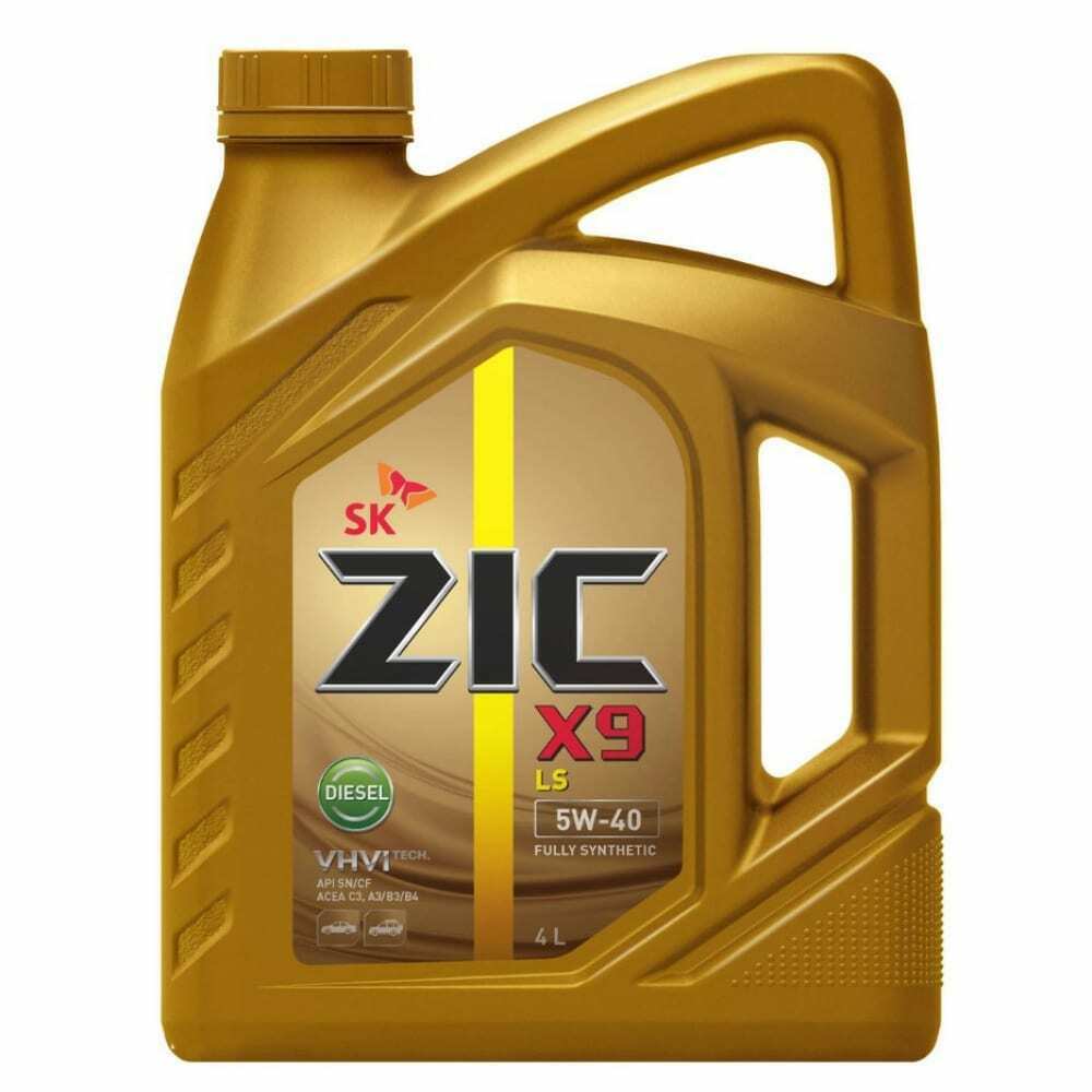 Масло моторное ZIC X9 LS 5W40 Diesel 4л (синтетическое масло)