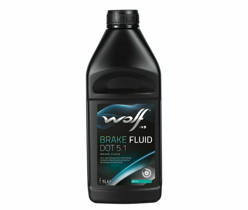 Wolf brake fluid dot 5.1 жидкость тормозная 1л