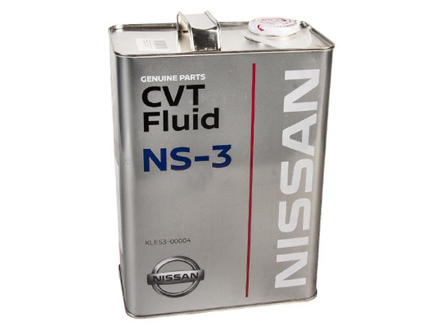 Жидкость для вариаторов NISSAN CVT FLUID NS-3 (4л) KLE53-00004