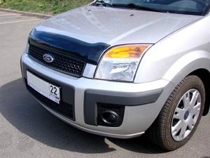 Дефлектор капота Ford Fusion (Форд Фьюжн) (2004-) (темный), SFOFUS0412