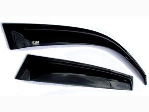 Дефлекторы боковых окон BMW 1 Хэтчбек (2004-2011) 5дв (темный) (4части), SBMW1H50432