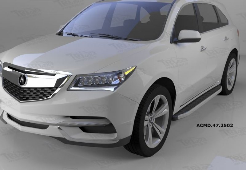 Пороги алюминиевые (Alyans) Acura MDX (2014-), ACMD472502