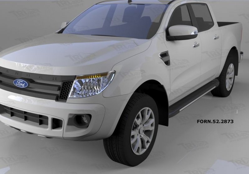 Пороги алюминиевые (Onyx) Ford Ranger (2012-), FORN522873