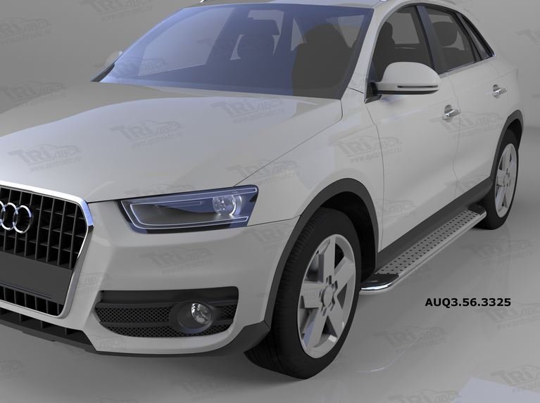 Пороги алюминиевые (Opal) Audi (Ауди) Q3 (2011-), AUQ3563325