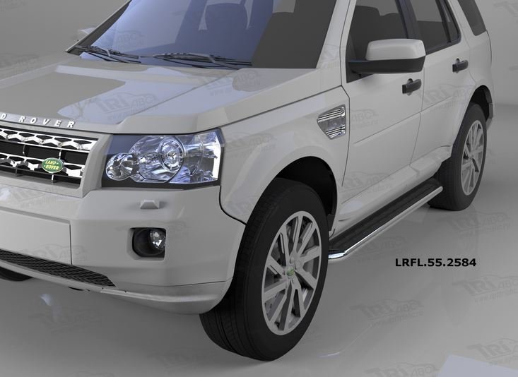 Пороги алюминиевые (Ring) Land Rover Freelander 2 (2008-), LRFL552584