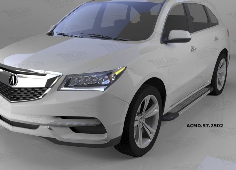 Пороги алюминиевые (Topaz) Acura MDX (2014-), ACMD572502