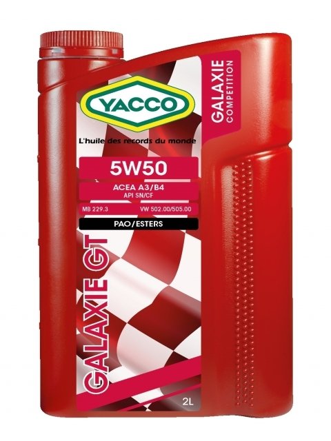 Масло моторное YACCO GALAXIE GT синт. 5W50,SN/CF (2 л)