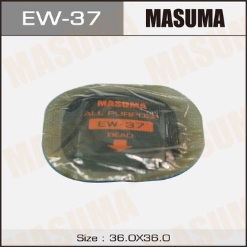 Заплатки кордовые универсальные 36 x 36 мм 5 шт. MASUMA EW-37