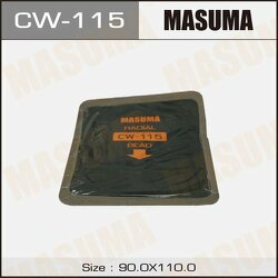 Заплатка кордовая 110 х 90 мм 1 слой корда 1 шт. MASUMA CW-115