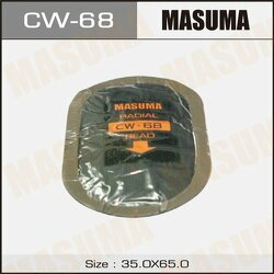 Заплатки кордовые 65 х 35 мм 1 слой корда 5 шт. MASUMA CW-68