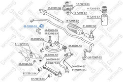 Втулка стабилизатора переднего центральная d18 Mitsubishi Galant EA#A 96>