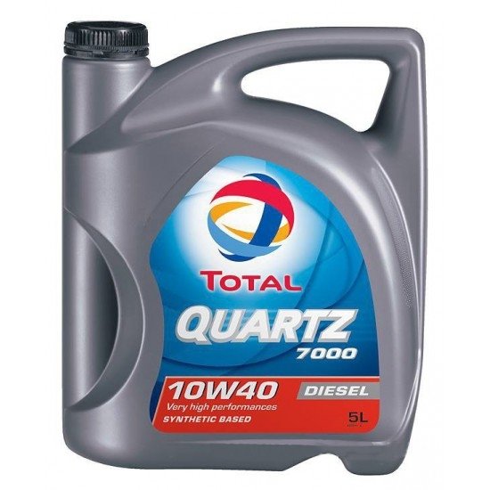 Моторное масло TOTAL QUARTZ 7000 Diesel, 10W-40, 5л, 173577