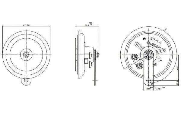 ГОРН NORMALE TONE FD4 12V 420ГЦ