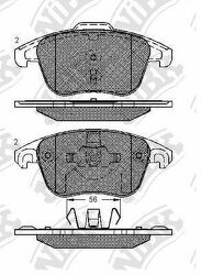 Колодки дисковые, NiBK, PN0398