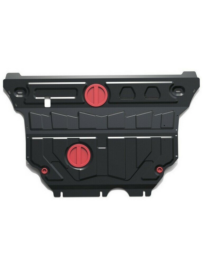 Защита картера и КПП АвтоБРОНЯ для Audi A3 (V - 1.2; 1.4; 1.8) 2012-н.в., сталь 2 мм, с крепежом, 11
