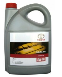 Моторное масло toyota engine oil, 5w-40, 5л, 08880-80835