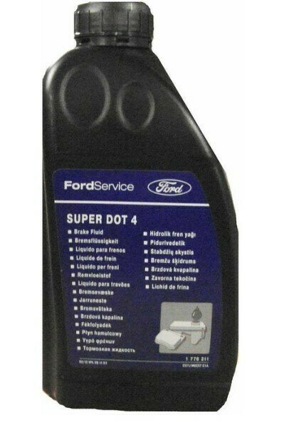 Тормозная жидкость ford super dot-4 (1l)