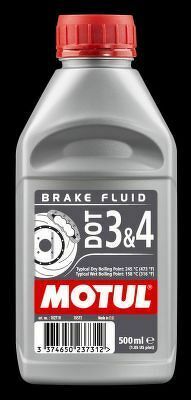 Motul dot 3 & 4 brake fluid (0.5l)_жидкость тормозная dot 3&4 sae j1703: iso4925: dot3,dot4(синт.)