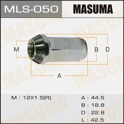 Гайки "Masuma"  12x1.5  Комплект 20 шт