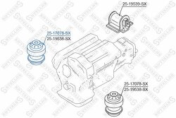 Подушка ДВС MB W124 1.8-2.3/2.0D-2.5TD <95