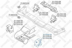 Подушка двигателя передняя Mitsubishi Pajero III MONTERO V65W/V75W 2000-2006