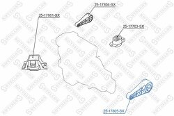 Подушка ДВС нижняя Renault Megane/Scenic 1.5DCi 02>