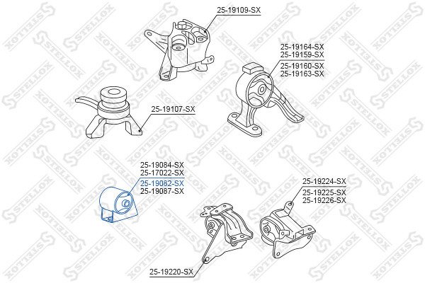 Подушка двигателя передняяToyota Corolla CE120/NZE12#/ZZE12# 00-08