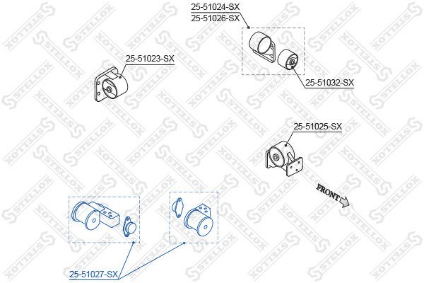 Подушка ДВС правая Hyundai Accent 1.5/1.6 99>