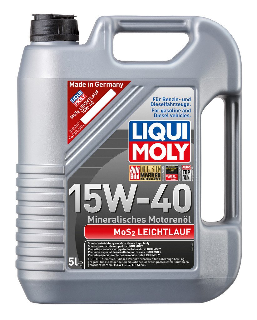 Моторное масло MoS2 Leichtlauf 15W-40 (Минеральное ,5л)