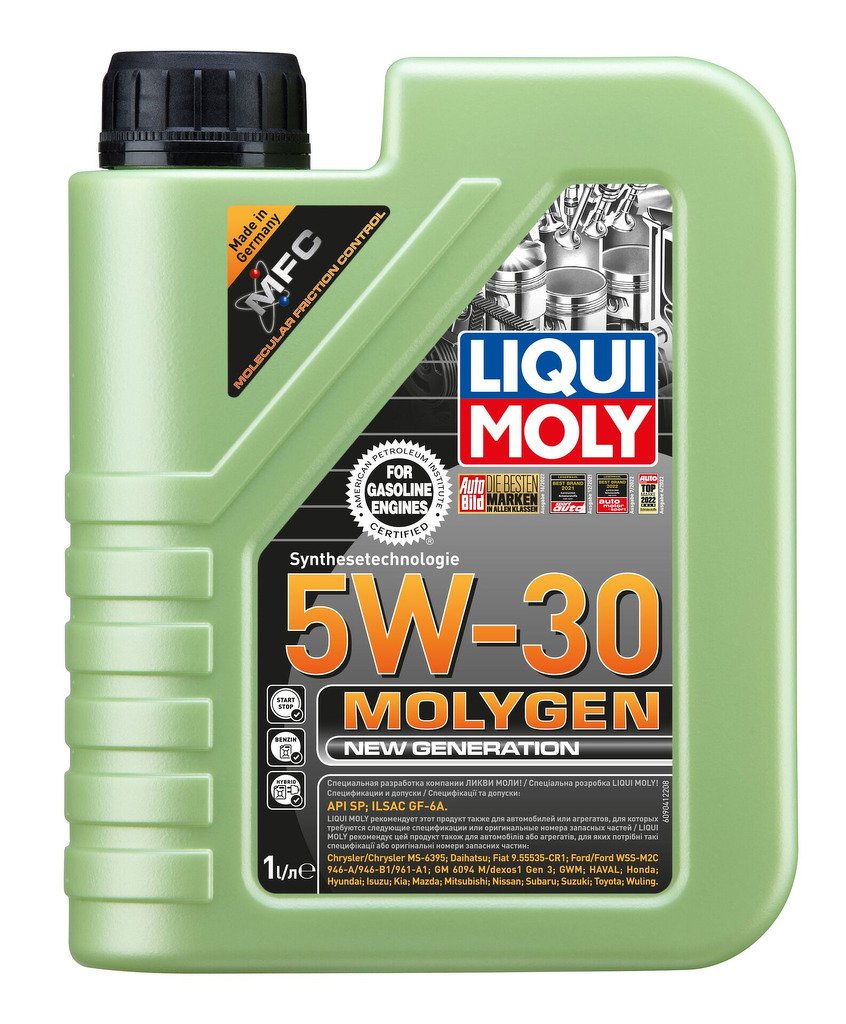 Масло моторное Molygen New Generation 5W-30 (НС-синтетическое,1л)