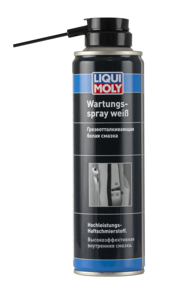 Грязеотталкивающая белая смазка Wartungs-Spray weiss (0,25л)