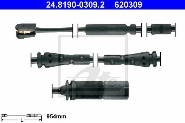 Датчик износа колодок, передних, ATE, 24819003092