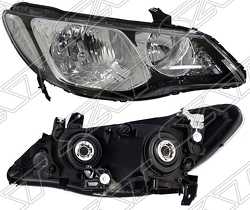 Фара HONDA CIVIC 05-11 RH 4D белый поворот, под моторчик ST-85661-22020