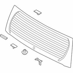 GLASS ASSY - TAILGATE