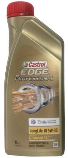 Моторное масло CASTROL EDGE Professional LL III Titanium FST, 5W-30, 1л, 15090F