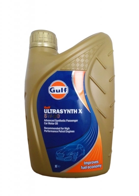 Моторное масло GULF Ultrasynth X, 0W-20, 1л, 5056004115412