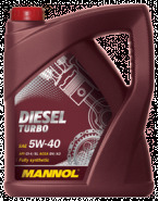 Моторное масло MANNOL DIESEL TURBO, 5W-40, 5л , DT50510