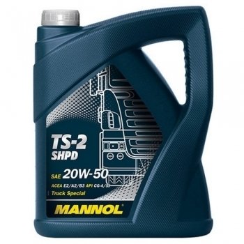 Моторное масло MANNOL TS-2 SHPD, 20W-50, 5 л, TS25668