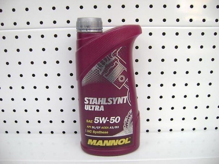 Моторное масло MANNOL Stahlsynt Ultra, 5W-50, 1 л, 4036021103013