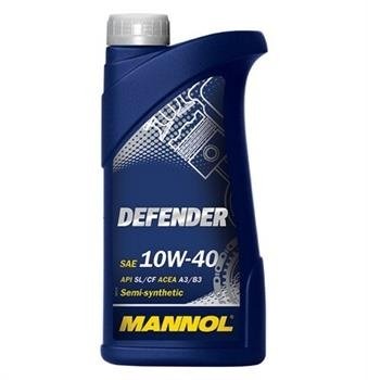 Моторное масло MANNOL Stahlsynt Defender, 10W-40, 1 л, 4036021102566