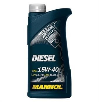Моторное масло MANNOL DIESEL, 15W-40, 1 л, 4036021101453