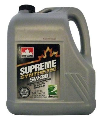 Моторное масло PETRO-CANADA Supreme Synthetic, 5W-30, 4л, 055223607130