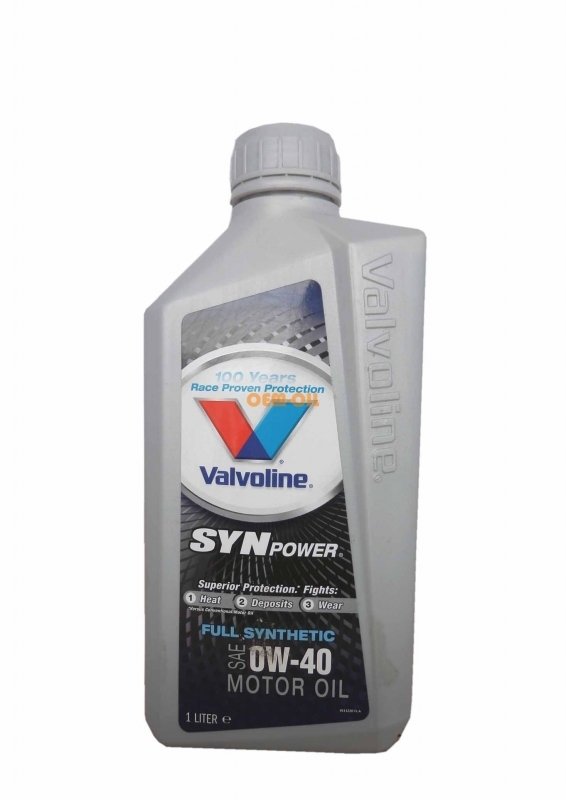 Моторное масло VALVOLINE SynPower, 0W-40, 1л, 8710941112206