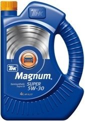 Моторное масло ТНК Magnum Super, 5W-30, 4л, 40614842