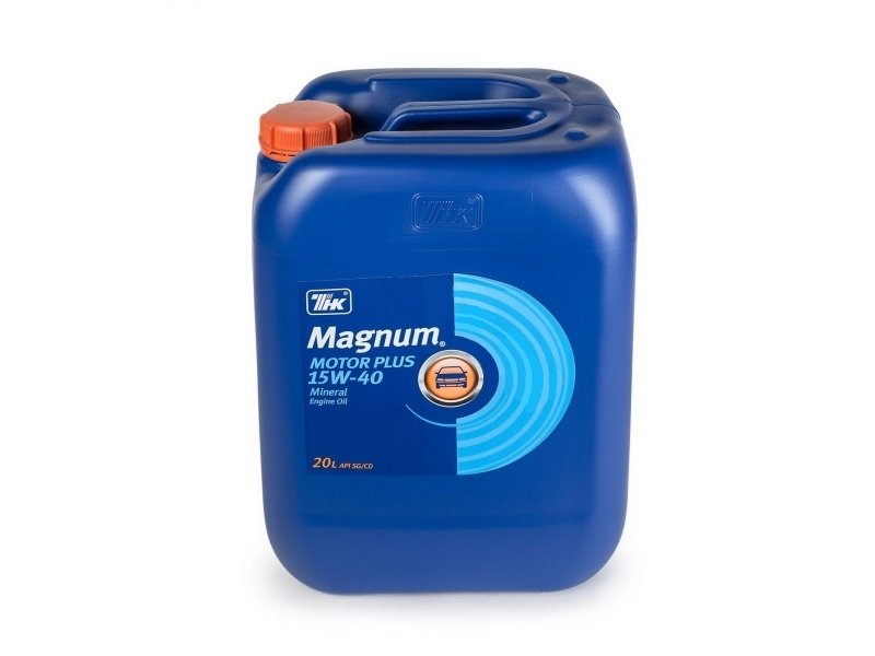 Моторное масло ТНК Magnum Motor Plus, 15W-40, 20л, 40614460